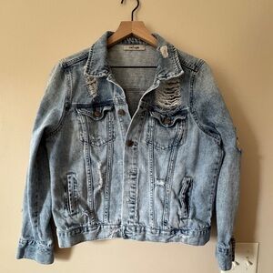 Refuge Distressed Jean Jacket